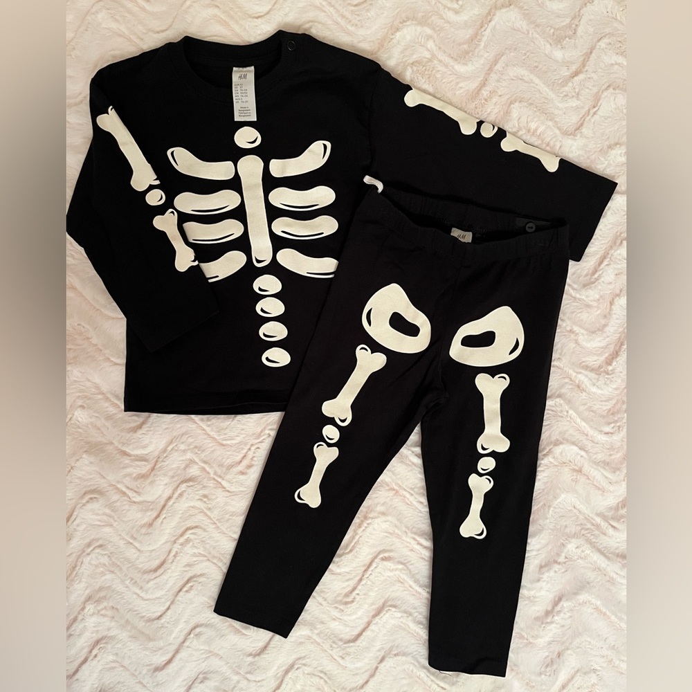 Skeleton toddler set